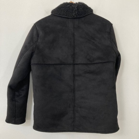 Aritzia Wilfred Free Faux Suede STALLION JACKET in Black - Picture 9 of 14